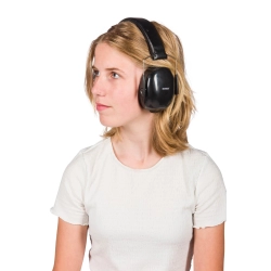 Słuchawki wyciszające dla dzieci DOOKY Junior 3+ Black nauszniki ochronne dla dziecka 5-16 lat